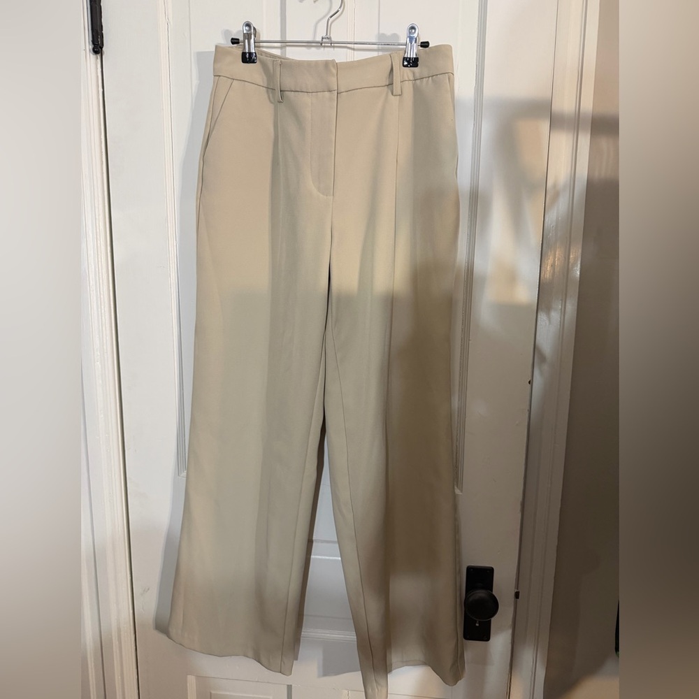 Avec Les Filles Cream Women's Trousers